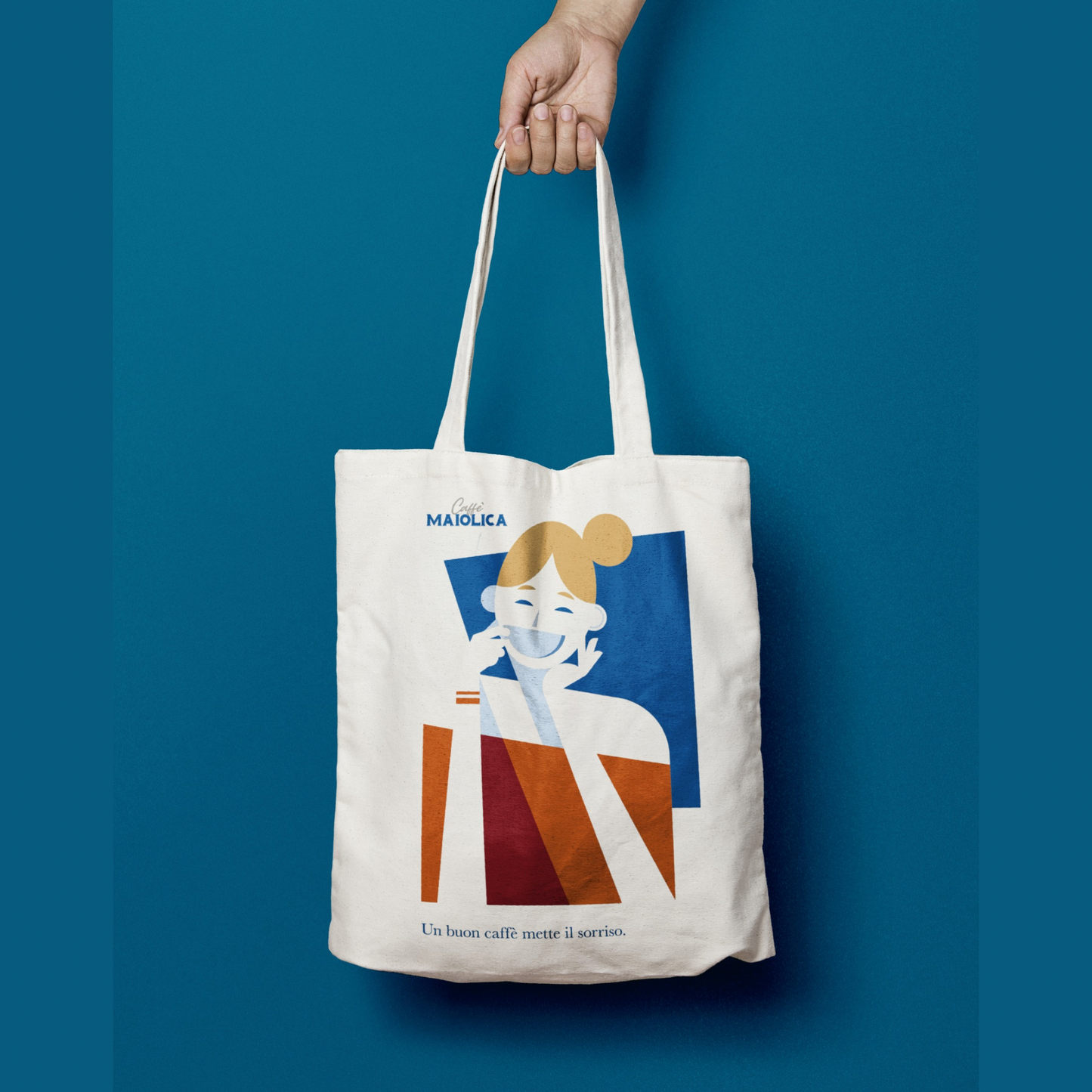 Caffè Maiolica tote bag