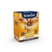 16 capsule Borbone COMPATIBILI con macchine a marchio Lavazza®* A Modo Mio®* - Bevanda solubile BISCOTTINO - Il Caffeario 1996