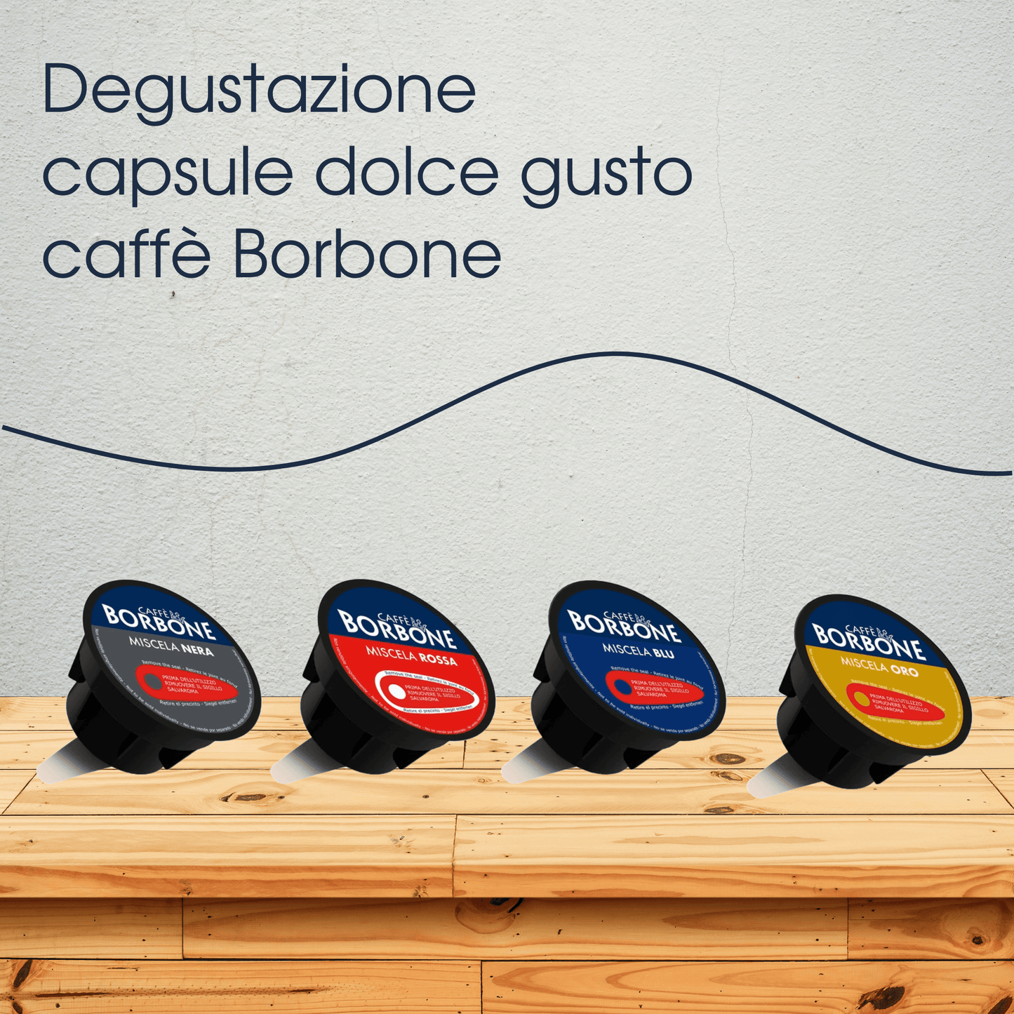 Kit degustazione caffè Borbone in capsule compatibili Dolce gusto 360 pz