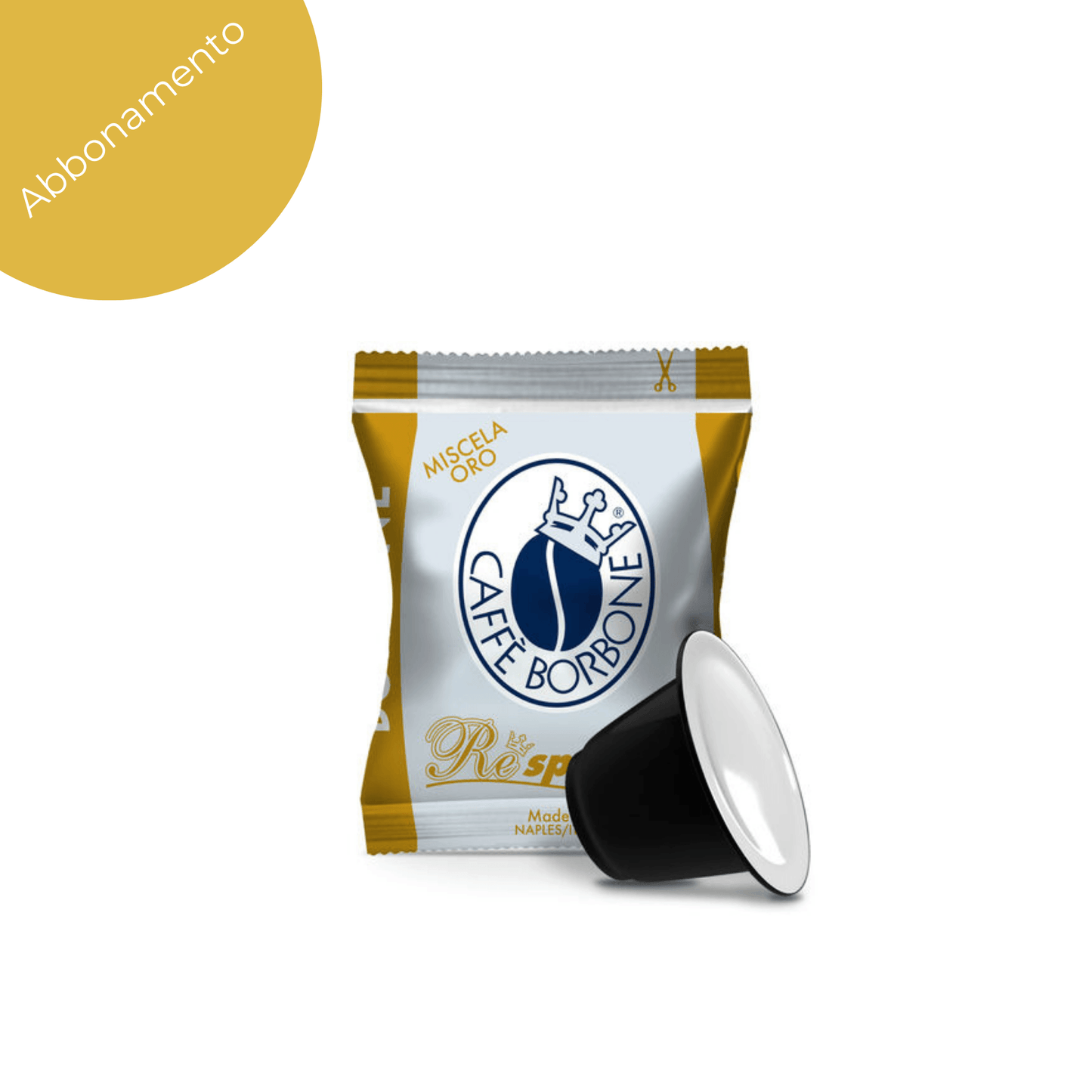 Abbonamento Capsule Borbone Compatibili con macchine ad uso domestico Nespresso Miscela oro