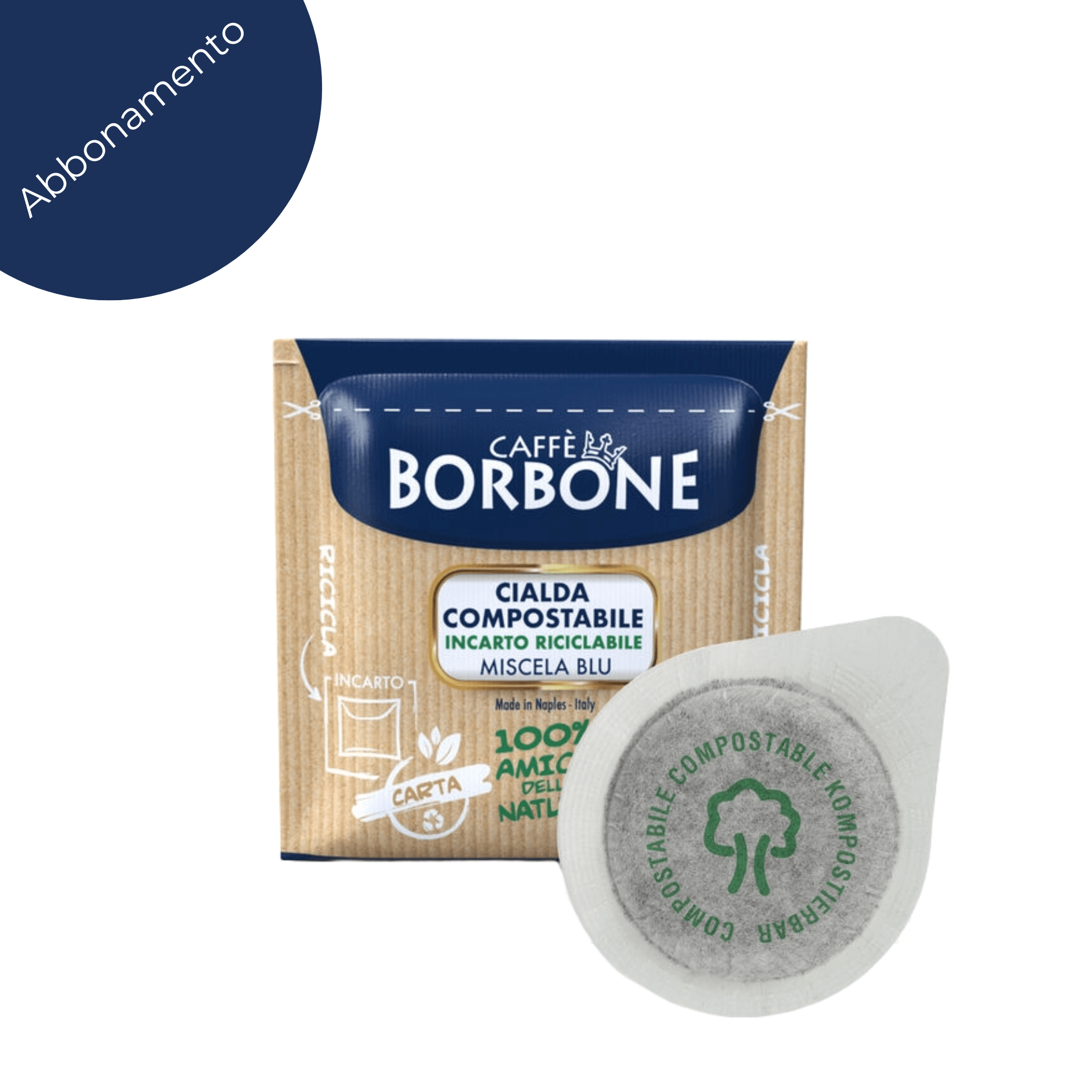 Abbonamento 450 cialde Caffè Borbone miscela blu