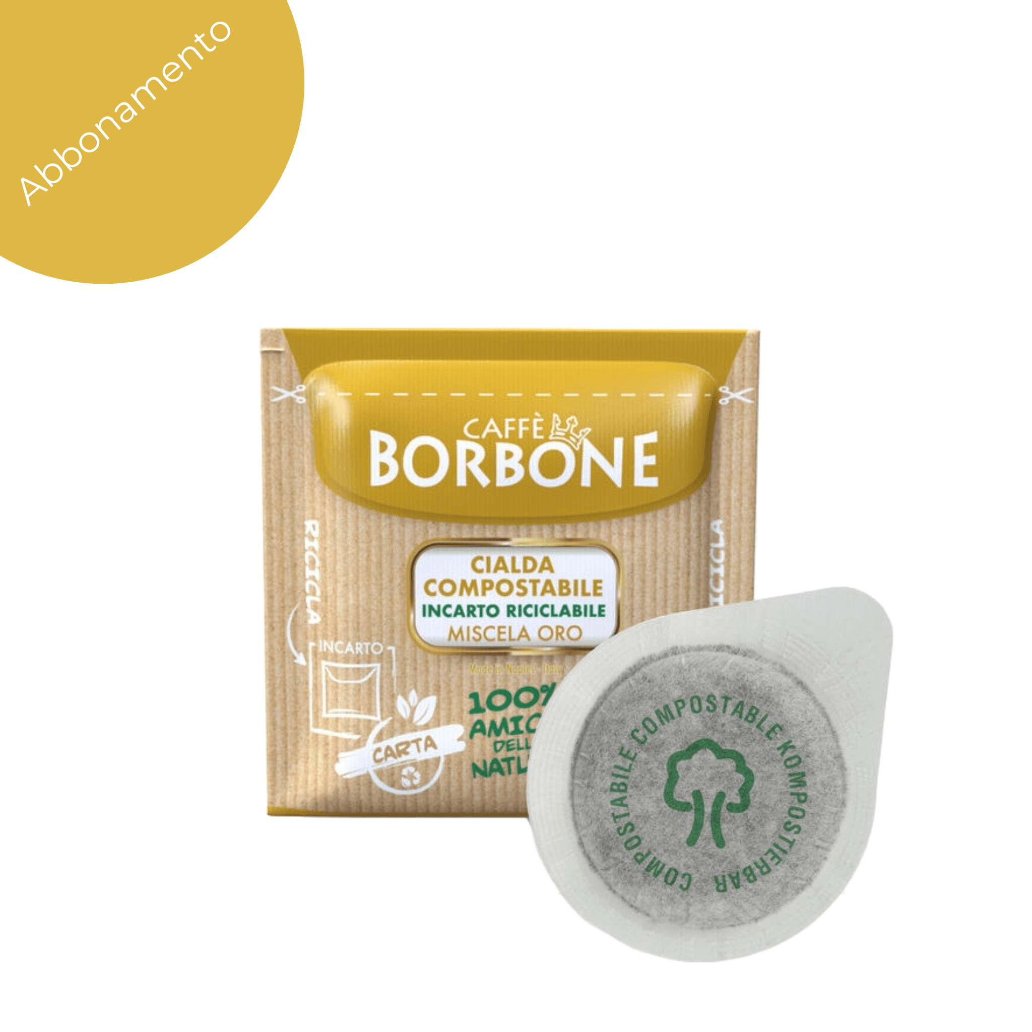 Abbonamento 450 cialde Caffè Borbone miscela oro