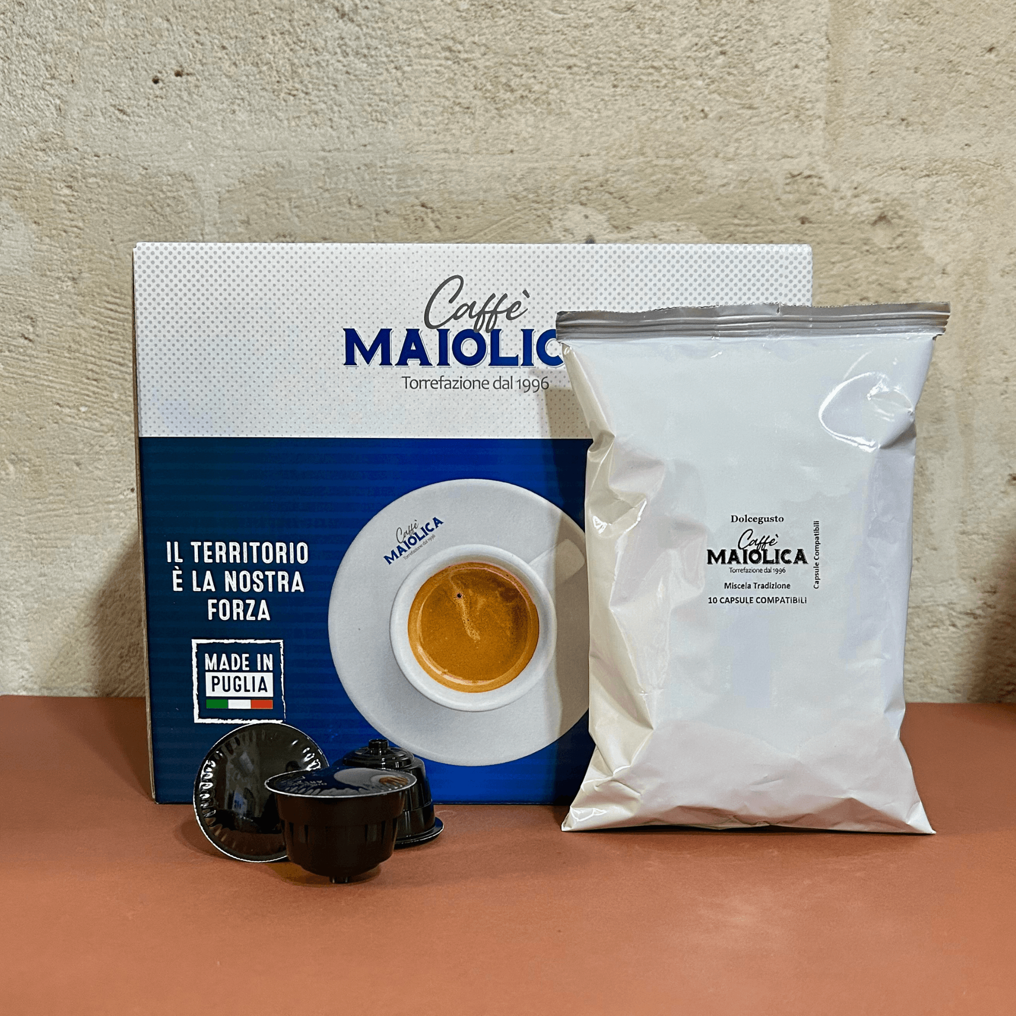 Caffè Maiolica capsule dolce gusto miscela Tradizione