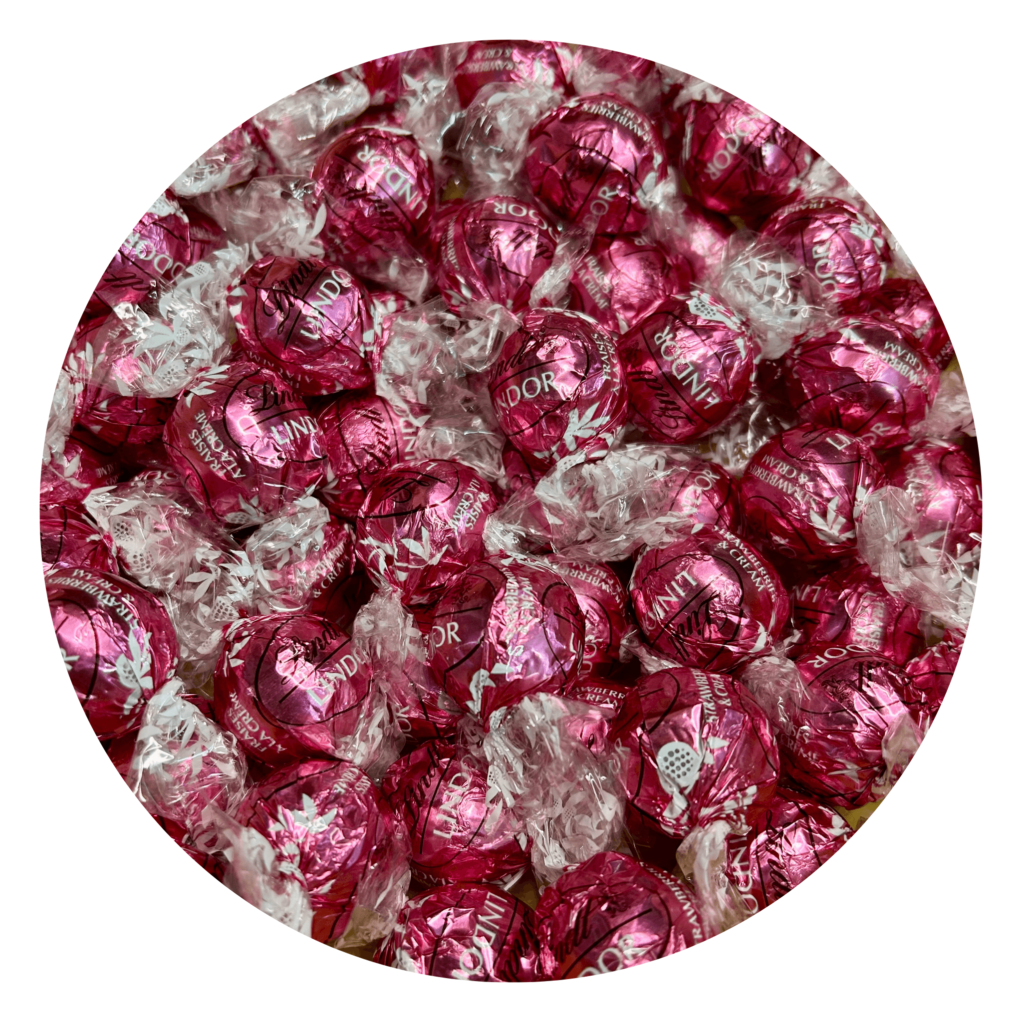 Cioccolatini Lindor fragola e panna