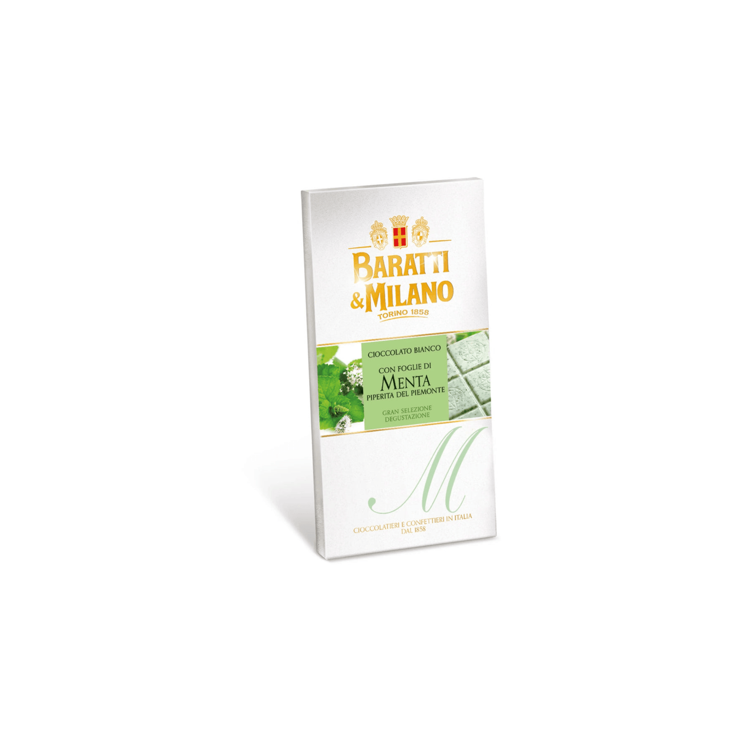 Baratti & Milano Tavoletta Cioccolato Bianco Alla Menta 75g