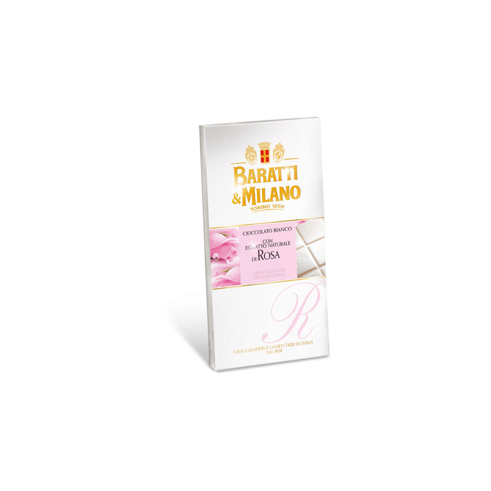 Baratti & Milano Tavoletta Cioccolato Bianco Alla Rosa 75g