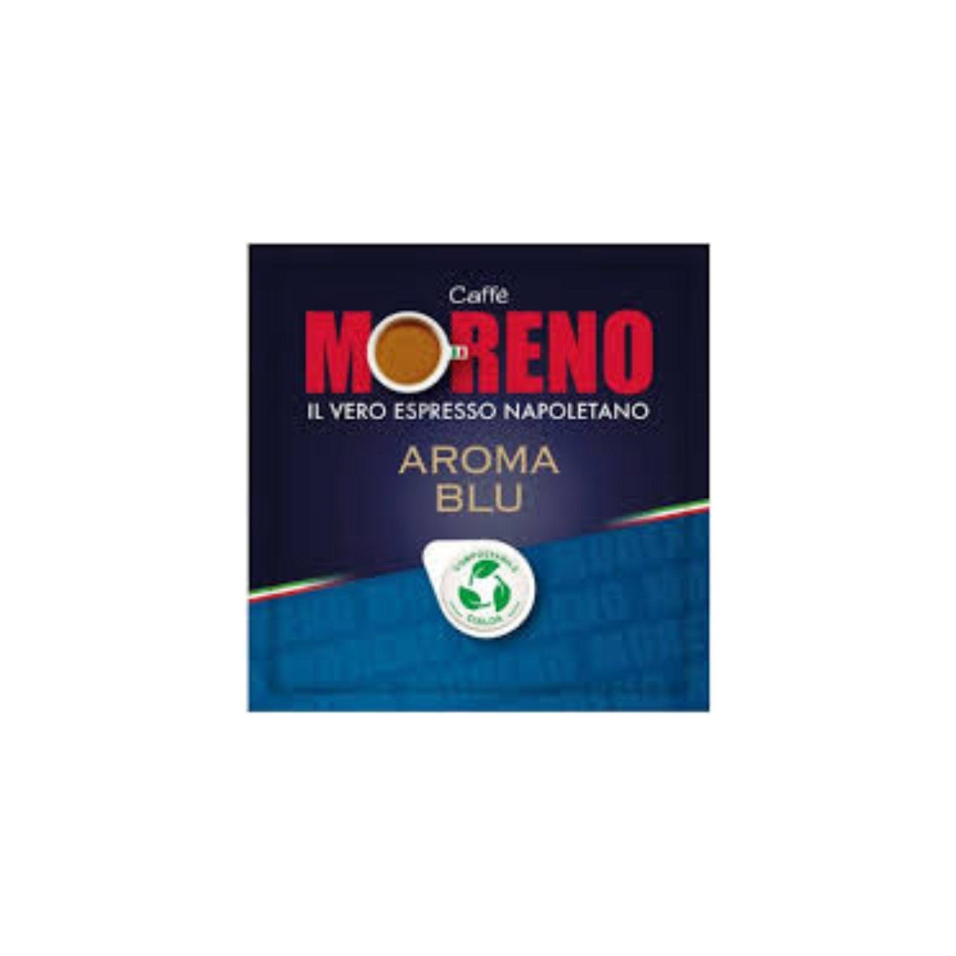 Caffè Moreno in cialde miscela aroma blu - Il Caffeario 1996