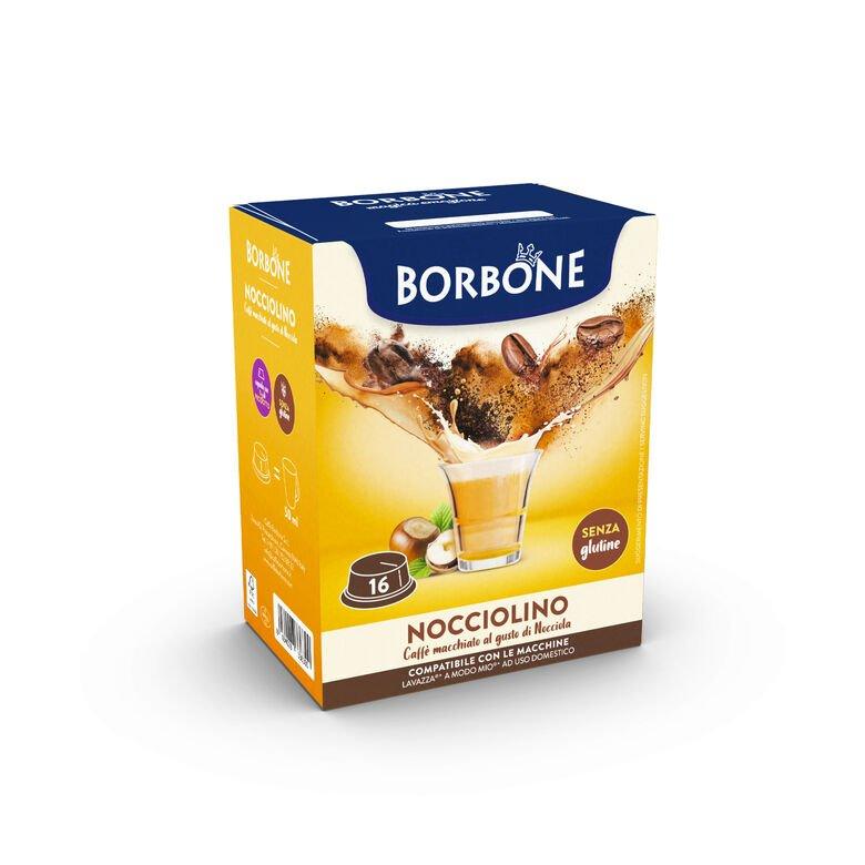 capsule Borbone COMPATIBILI con macchine a marchio Lavazza®* A Modo Mio®* - Bevanda solubile al gusto di NOCCIOLINO - Il Caffeario 1996