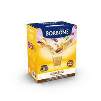 capsule Borbone COMPATIBILI con macchine a marchio Lavazza®* A Modo Mio®* - Bevanda solubile al gusto GINSENG - Il Caffeario 1996