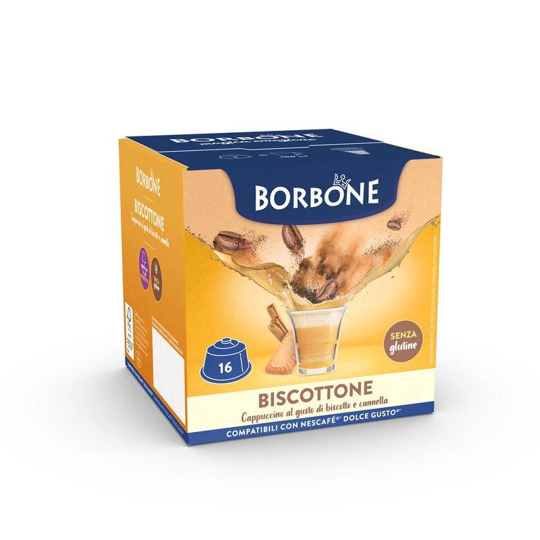 Capsule Borbone dolce gusto biscottone Per Bevanda Solubile Al Gusto Biscotto 16 pz - Il Caffeario 1996