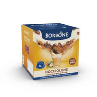 Capsule Borbone dolce gusto nocciolone 16 pz per Bevanda Solubile Al Gusto Cappuccino Alla Nocciola - Il Caffeario 1996