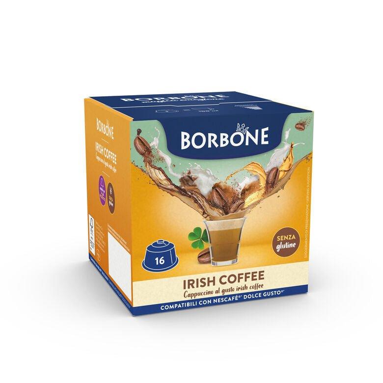 Capsule Borbone dolce gusto Per Bevanda Solubile Al Gusto cappuccino irish coffe 16 pz - Il Caffeario 1996