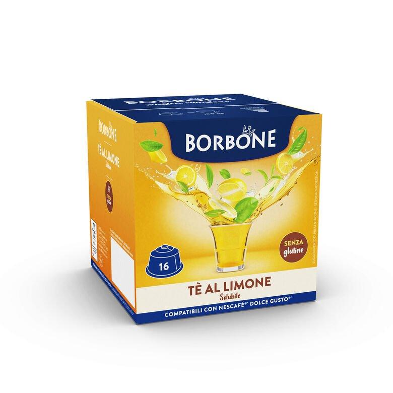 Capsule Borbone dolce gusto Per Bevanda Solubile al gusto té al limone 16 pz - Il Caffeario 1996