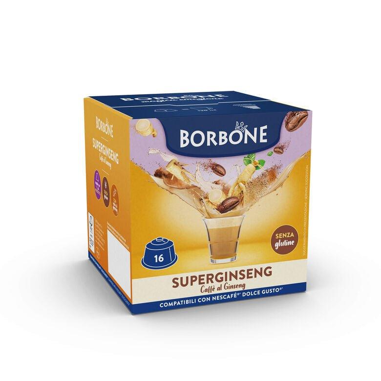 Capsule Borbone dolce gusto superginseng 16 pz preparato Solubile per Caffè al Latte e Ginseng - Il Caffeario 1996