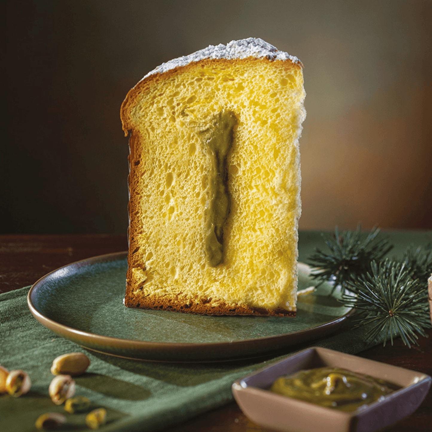 Scarpato Panettone al Pistacchio verde di Bronte DOP